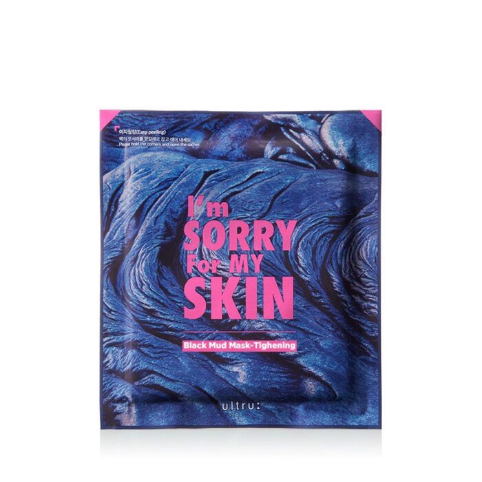 I'm Sorry For My Skin Black Mud Mask - Tightening 18g 10pack - EmpressKorea