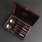 Inspoon Hunminjeongeum Gold Cutlery Set - EmpressKorea