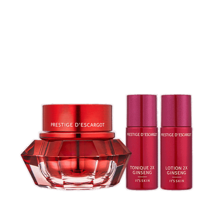 It's skin Prestige Crème 2X Ginseng D'escargot 60ml+25ml+25ml - EmpressKorea
