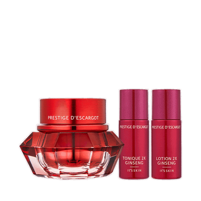It's skin Prestige Crème 2X Ginseng D'escargot 60ml+25ml+25ml - EmpressKorea