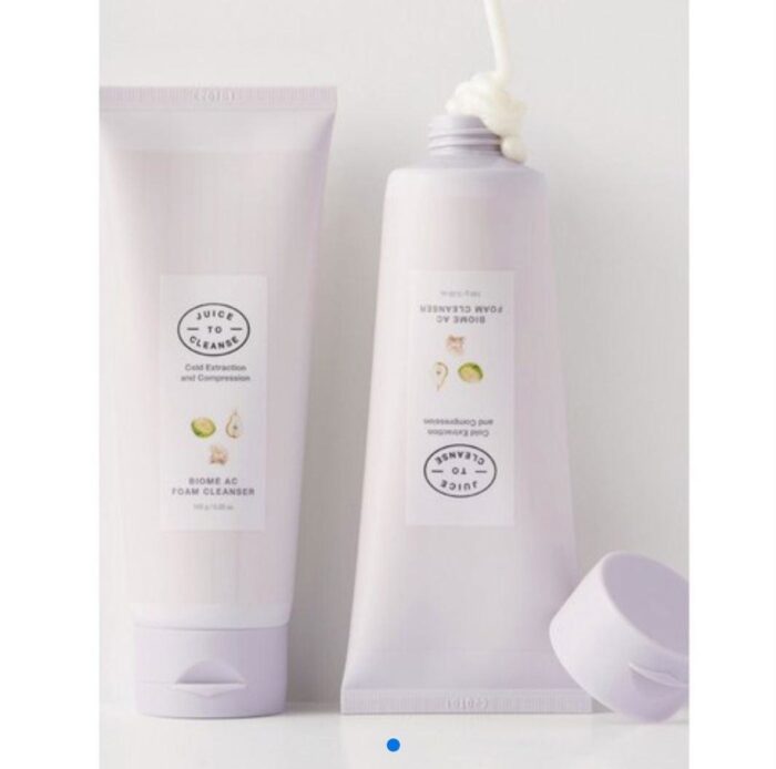 JUICE TO CLEANSE Biome AC Foam Cleanser 150g×2ea - EmpressKorea