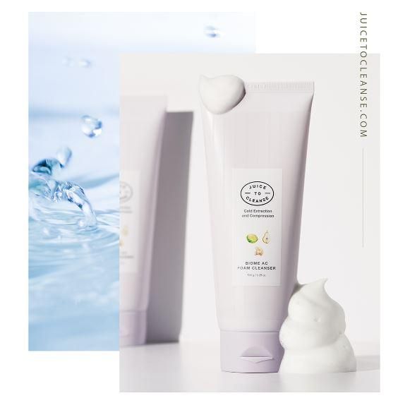 JUICE TO CLEANSE Biome AC Foam Cleanser 150g×2ea - EmpressKorea