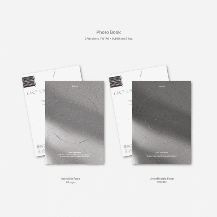 Jimin (BTS) - FACE Photo Book + Weverse ver. SET - EmpressKorea