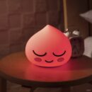 KAKAO FRIENDS Silicone Touch Mood Sleep Light Apeach 3 Level Brightness Control Soft Material AAA Battery USB Cable Power - EmpressKorea