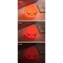 KAKAO FRIENDS Silicone Touch Mood Sleep Light Apeach 3 Level Brightness Control Soft Material AAA Battery USB Cable Power - EmpressKorea