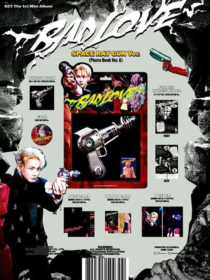KEY - 1st Mini Album: Bad Love - EmpressKorea