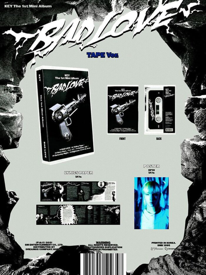 KEY - 1st Mini Album: Bad Love - EmpressKorea
