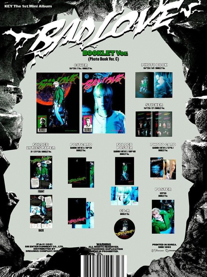 KEY - 1st Mini Album: Bad Love - EmpressKorea