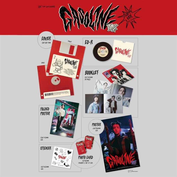 KEY - 2nd Full Album: Gasoline (Floppy Ver.) - EmpressKorea