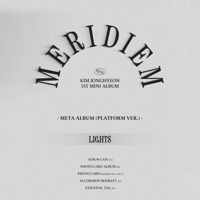 KIM JONGHYEON (NUEST) - 1st Mini Album: MERIDIEM (Platform Ver.) - EmpressKorea