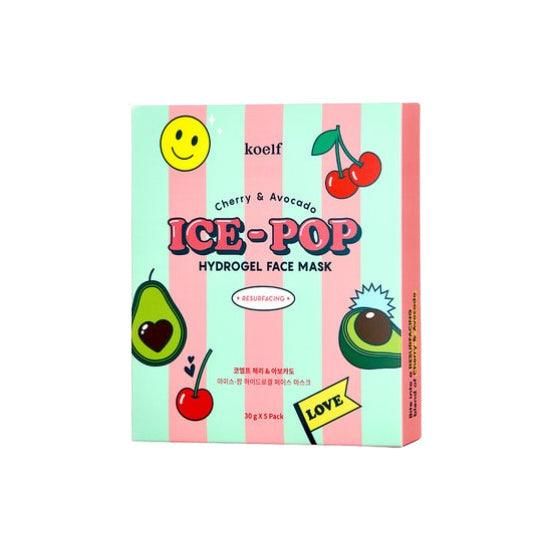 KOELF Cherry & Avocado Ice-Pop Hydrogel Mask Pack 30g*5EA - EmpressKorea