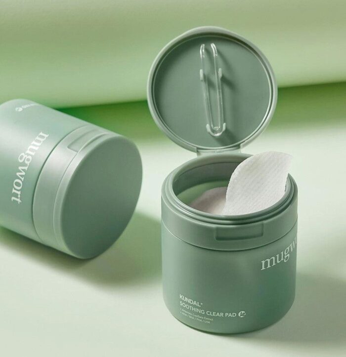 KUNDAL Mugwort Soothing Clear Pad 120ml 60EA - EmpressKorea