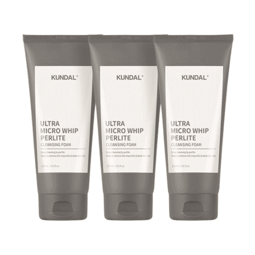 KUNDAL Ultra Micro Whip Perlite Cleansing Foam (1+1+1) 175ml*3EA - EmpressKorea