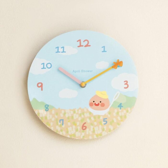 Kakao - Friends April Shower Silent Wall Clock - EmpressKorea