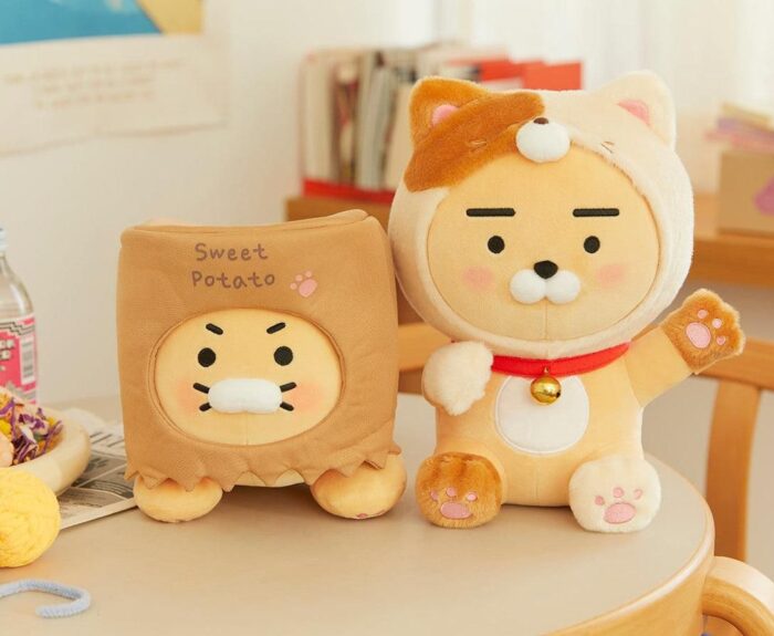 Kakao Friends Choonsik Pillow with moving tail - EmpressKorea
