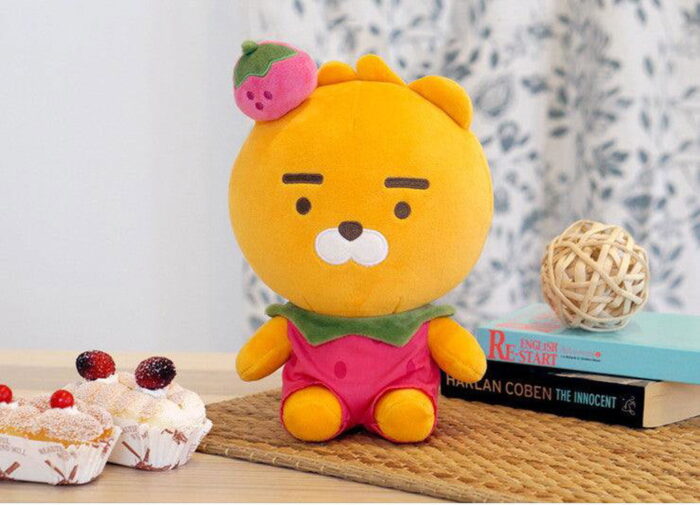 Kakao Friends Strawberry Stuffed Toy - EmpressKorea