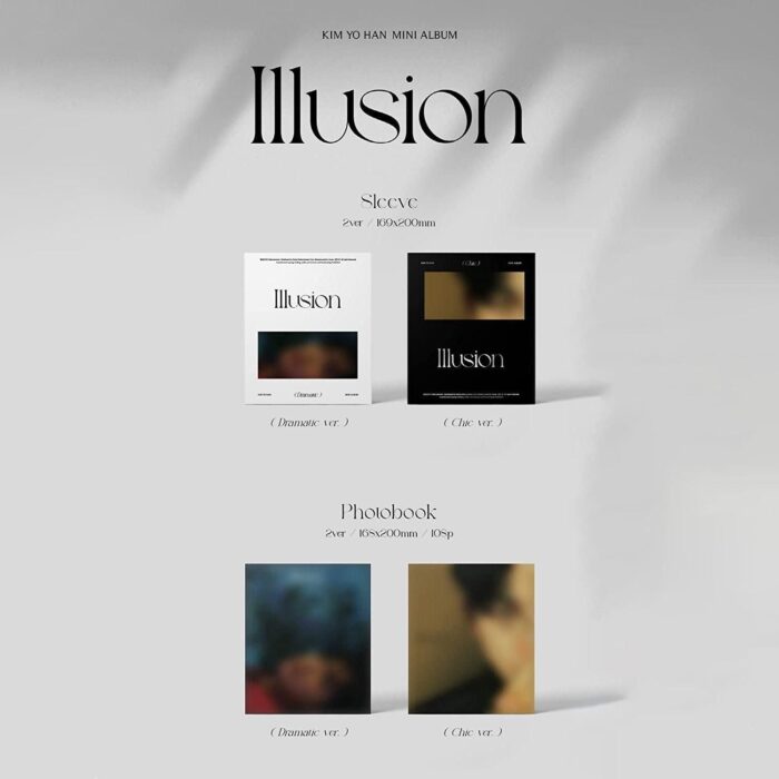 Kim Yo Han - 1st Mini Album: ILLUSION 2 piece set - EmpressKorea