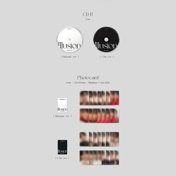 Kim Yo Han - 1st Mini Album: ILLUSION 2 piece set - EmpressKorea