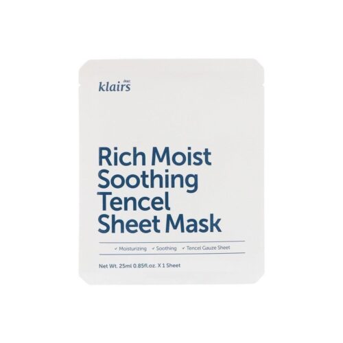 Klairs Rich Moist Soothing Tencel Sheet Mask 25ml - EmpressKorea