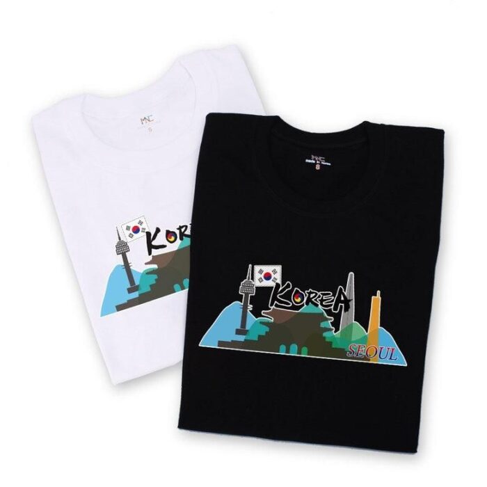Korea Commemorative T-shirt Landmark - EmpressKorea