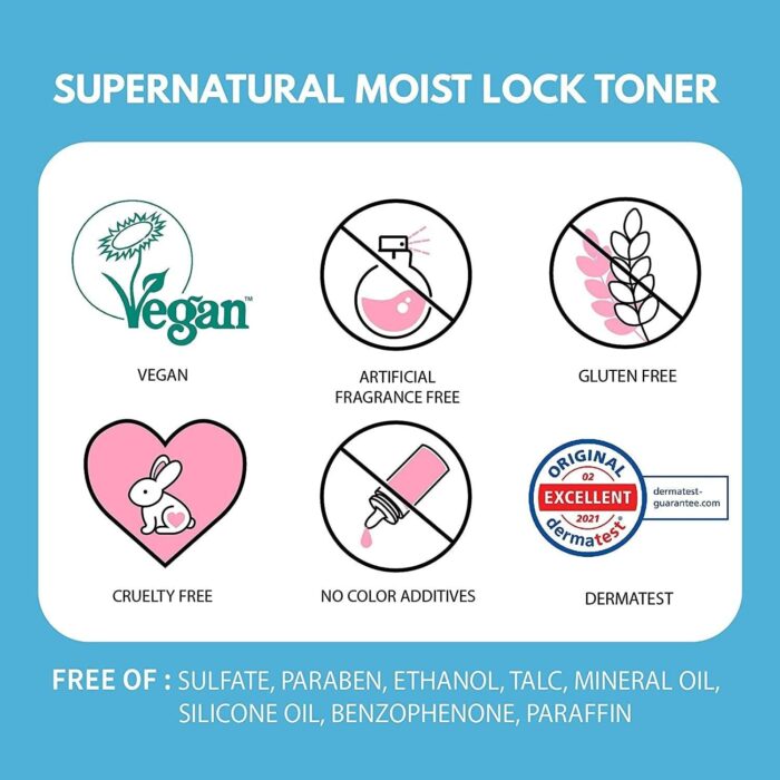 LANBELLE Supernatural Moist Lock Toner 210ml - EmpressKorea