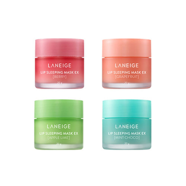 LANEIGE Lip Sleeping Mask EX 20g (Apple Lime | Grapefruit | Berry | Mint Choco) - EmpressKorea
