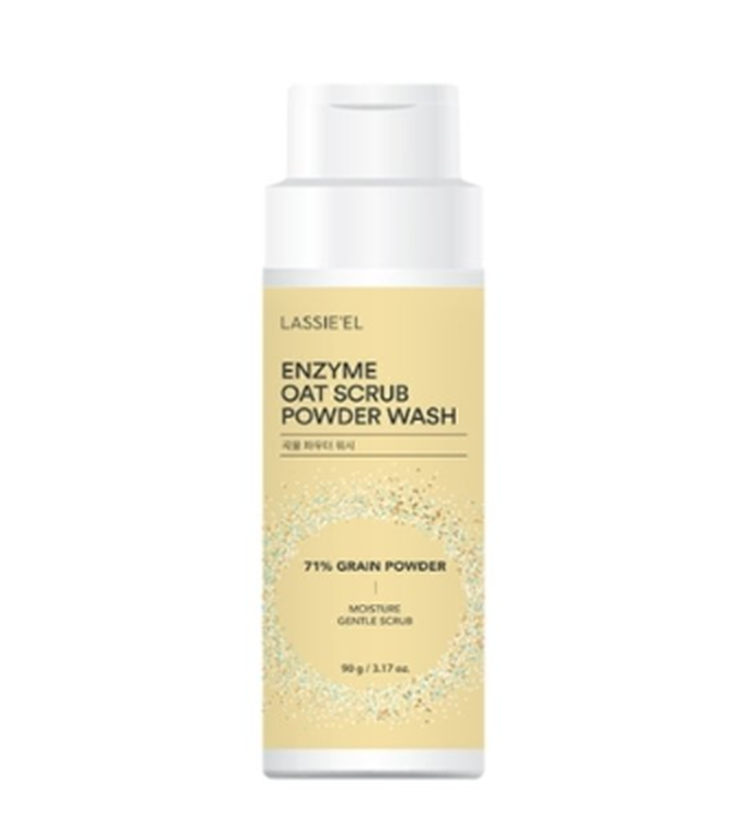 LASSIE'EL Enzyme Oat Scrub Powder Wash 90g - EmpressKorea
