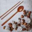 LEESHIN Ottchil spoon Min(民) 4 person set made in Korea - EmpressKorea