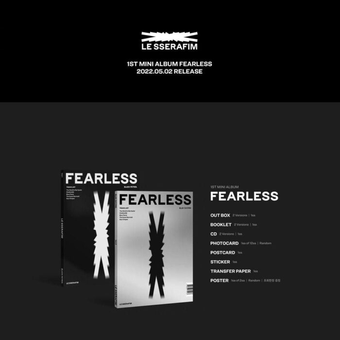 LE SSERAFIM - 1st Mini Album: FEARLESS - EmpressKorea