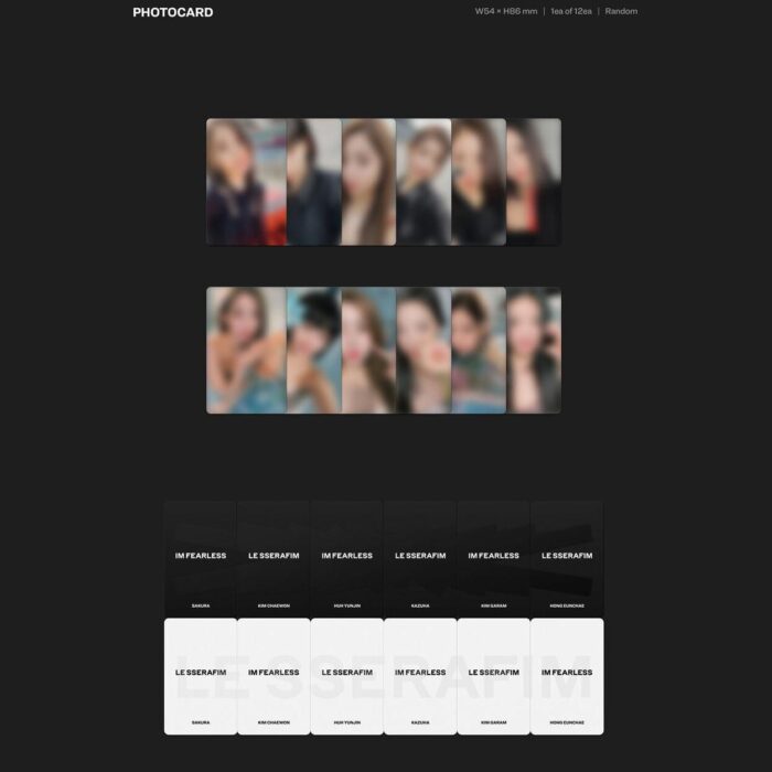 LE SSERAFIM - 1st Mini Album: FEARLESS - EmpressKorea