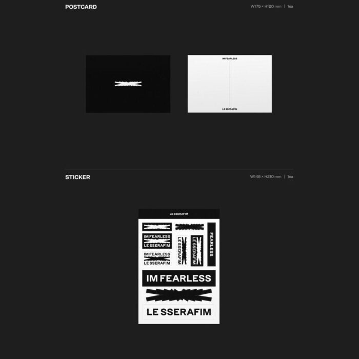 LE SSERAFIM - 1st Mini Album: FEARLESS - EmpressKorea