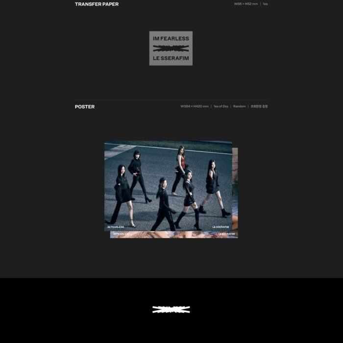 LE SSERAFIM - 1st Mini Album: FEARLESS - EmpressKorea