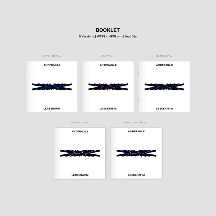 LE SSERAFIM - 2nd Mini Album: ANTIFRAGILE (Compact Ver.) - EmpressKorea