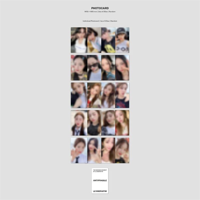 LE SSERAFIM - 2nd Mini Album: ANTIFRAGILE (Compact Ver.) - EmpressKorea