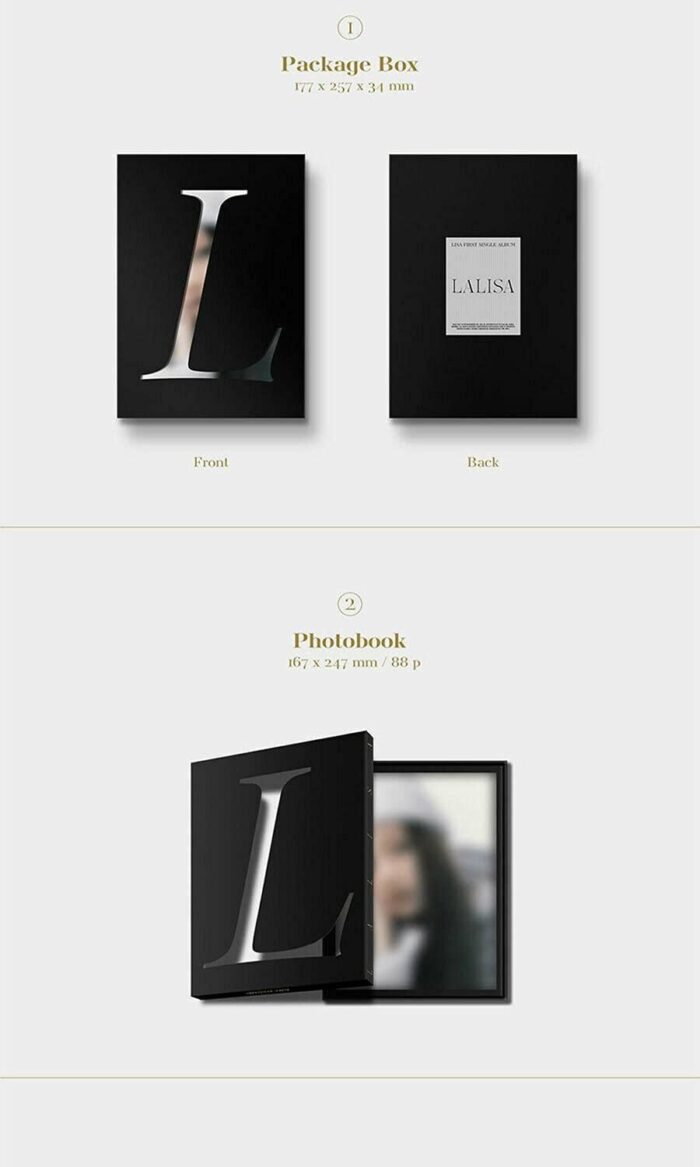 LISA - 1st Single Album: LALISA - EmpressKorea