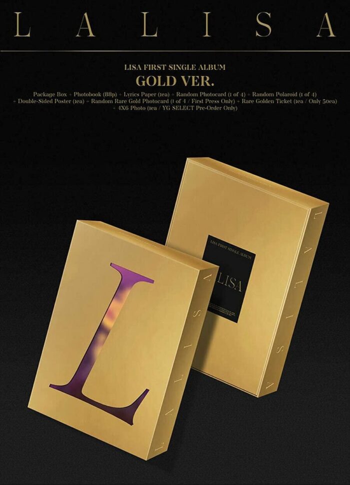 LISA - 1st Single Album: LALISA - EmpressKorea
