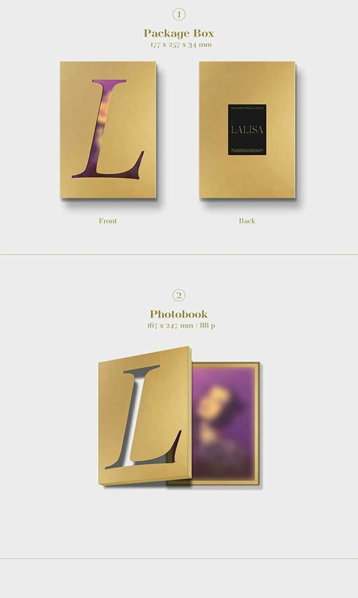 LISA - 1st Single Album: LALISA - EmpressKorea