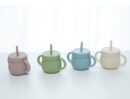 LITTLE CLOUD Baby Honey Pot Multi Silicone Straw Cup 250ml - EmpressKorea