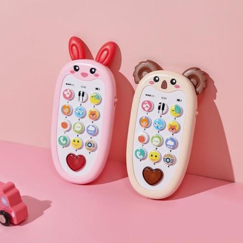 LITTLE CLOUD Infant Melody Cell Phone Button Toy - EmpressKorea