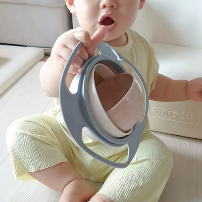 LITTLE CLOUD Snack Bowl Infant Spill-proof Snack Container - EmpressKorea