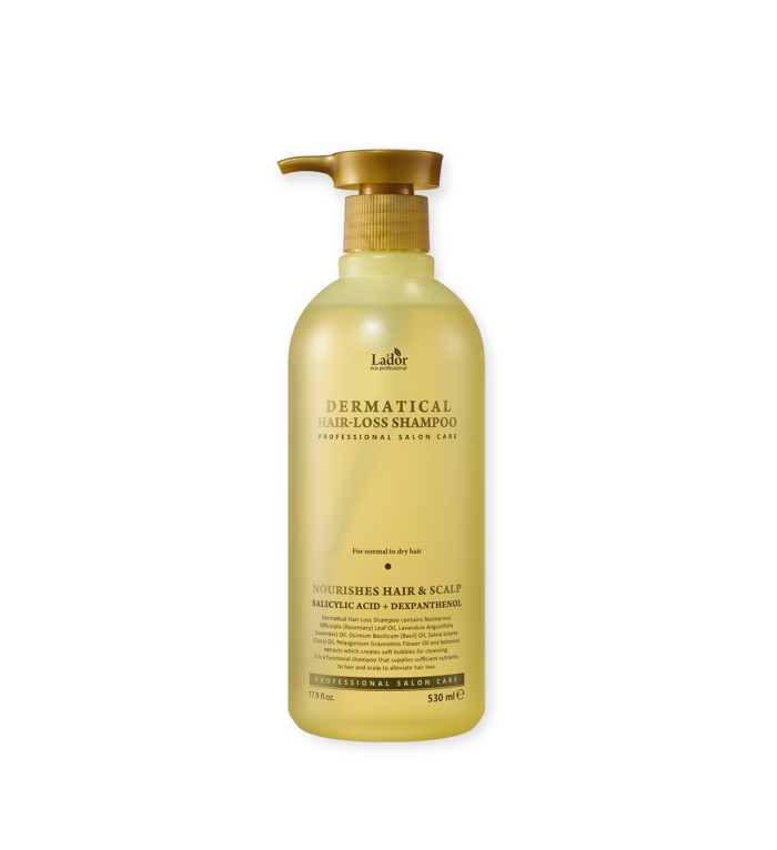 La'dor Dermatical Hair Loss Shampoo (For normal to dry hair) 530ml - EmpressKorea