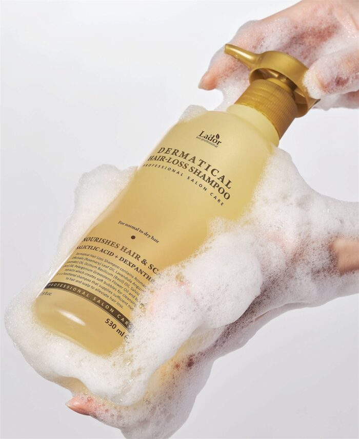 La'dor Dermatical Hair Loss Shampoo (For normal to dry hair) 530ml - EmpressKorea