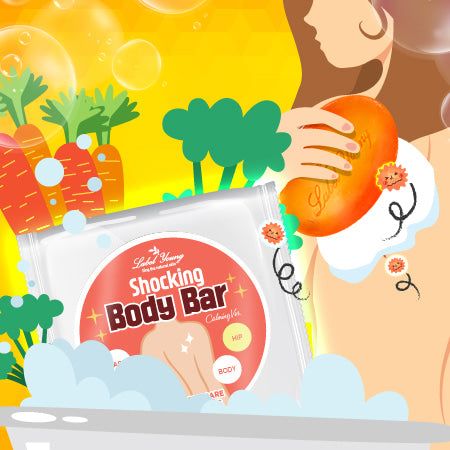 Label Young Shocking Body Bar Calming Version 50g*4ea - EmpressKorea