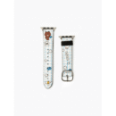 Line Friends x CASETiFY Bubble Cleaning Apple Watch Band - White Color - EmpressKorea