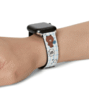 Line Friends x CASETiFY Bubble Cleaning Apple Watch Band - White Color - EmpressKorea