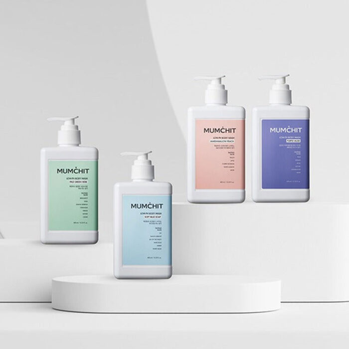 MUMCHIT Low-pH Body Wash Marshmallow Peach 400ml - EmpressKorea