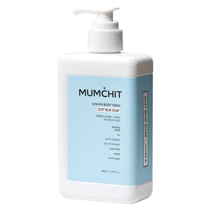 MUMCHIT Low-pH Body Wash Soft Blue Soap 400ml - EmpressKorea