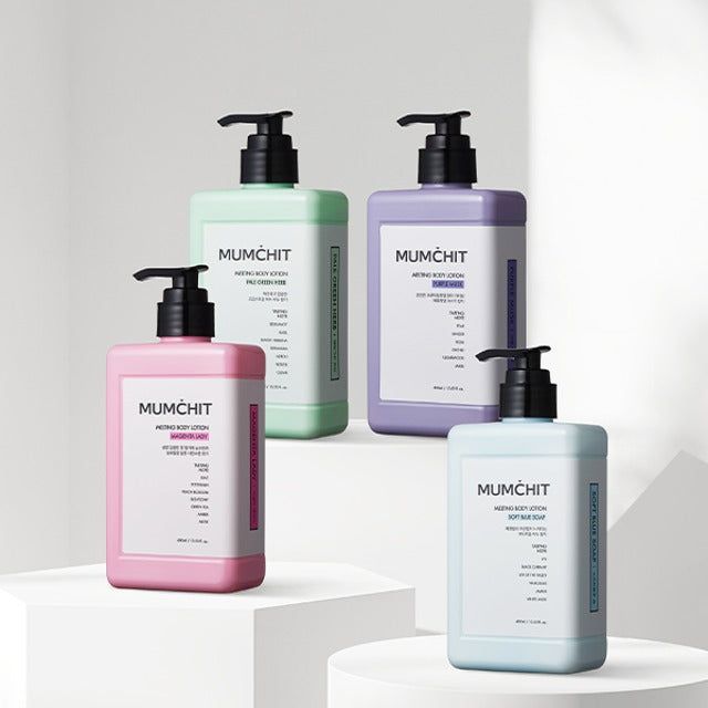 MUMCHIT Melting Body Lotion Pale Green Herb 400ml - EmpressKorea