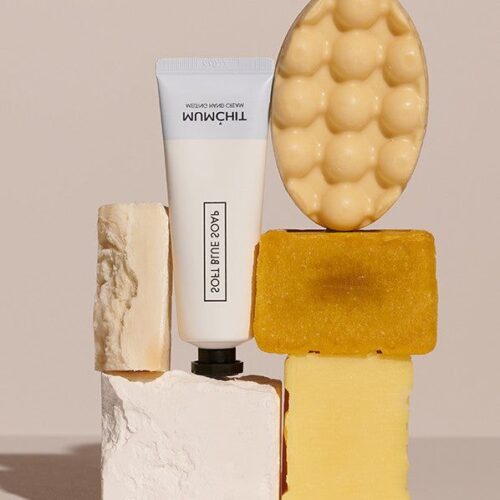 MUMCHIT Melting Hand Cream Soft Blue Soap 50ml - EmpressKorea