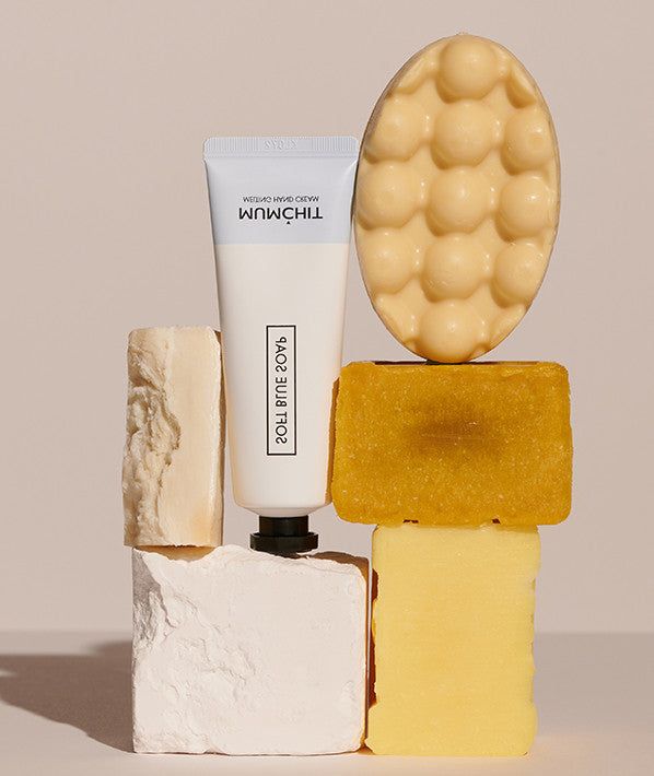 MUMCHIT Melting Hand Cream Soft Blue Soap 50ml - EmpressKorea
